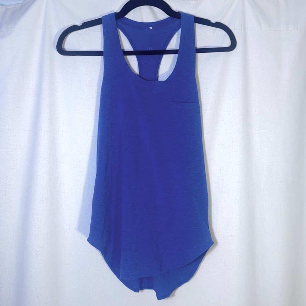 Lululemon Racerback Blue Tank Top